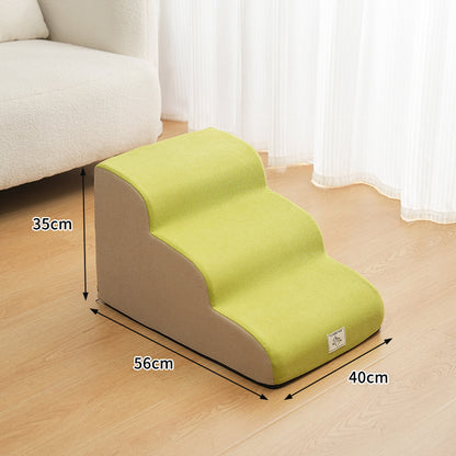 Detachable and washable small anti-slip climbing ladder for pets