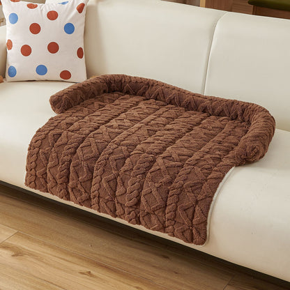 Thickened, warm and slip-resistant pet mat