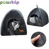 Cozy Half-Closed Cat Bed