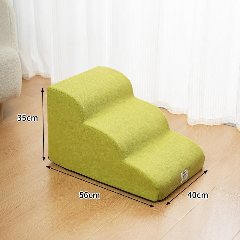 Detachable and washable small anti-slip climbing ladder for pets