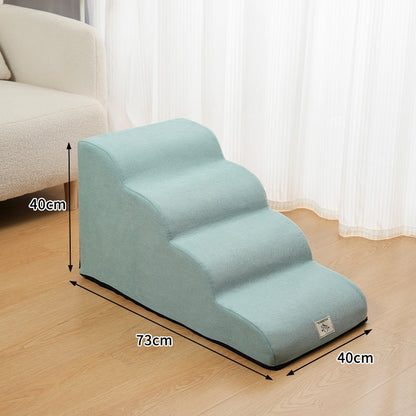 Detachable and washable small anti-slip climbing ladder for pets