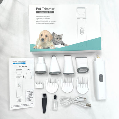 Electric Pet Grooming Clipper Set