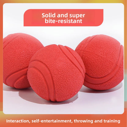 Rubber Squeaky Dog Toy Ball for Pets