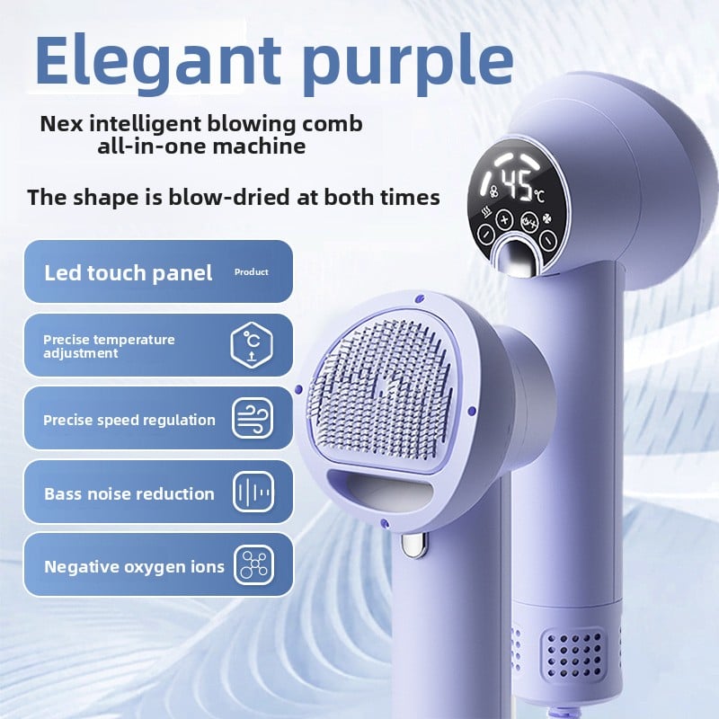 Pet Hair Dryer & Grooming Comb 2-in-1