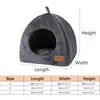 Cozy Half-Closed Cat Bed