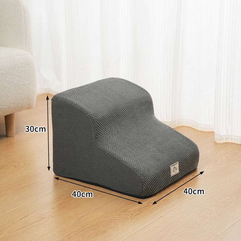 Detachable and washable small anti-slip climbing ladder for pets